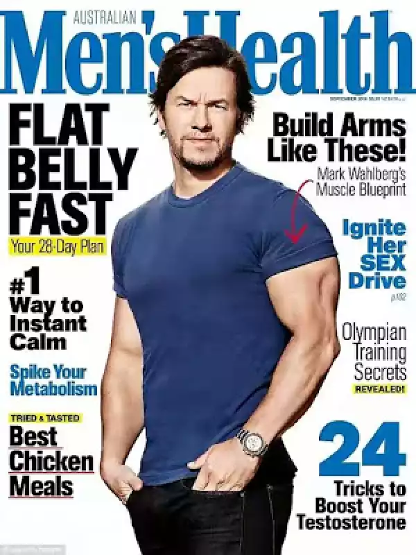 Mark Wahlberg and his ripped physique cover Men